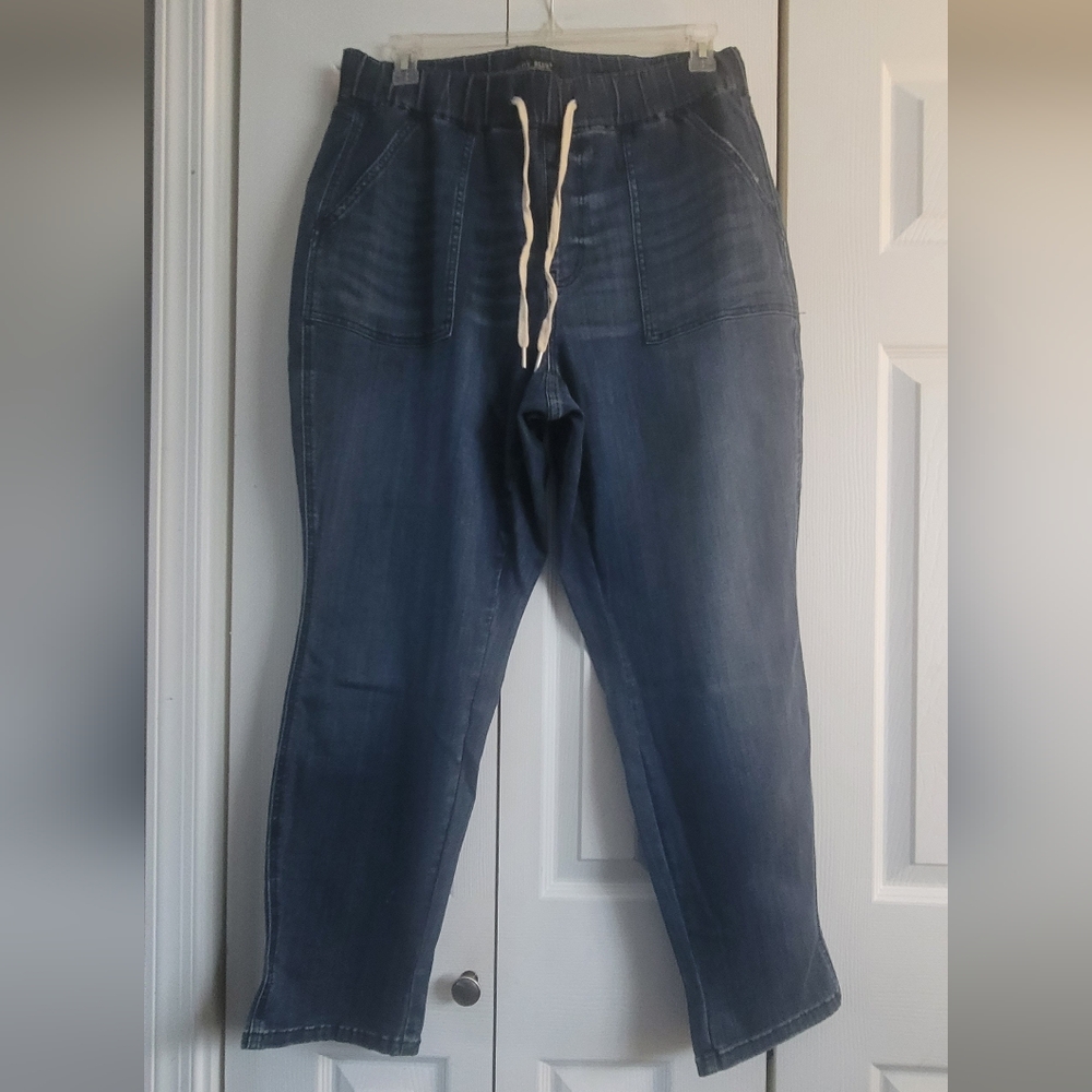 Judy Blue Drawstring Denim Joggers